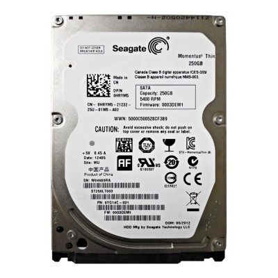 Seagate 250G Laptop Internal HDD
