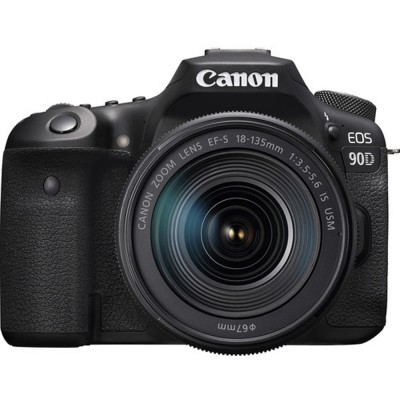 Canon EOS 90D DSLR Camera with 18-135mm Lens