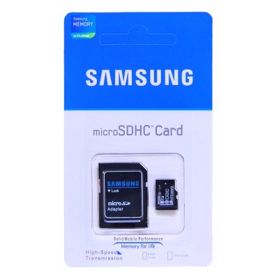 Samsung 32GB MicroSDHC Card Class 10 With Adapter