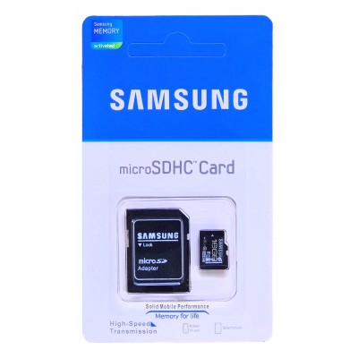 Samsung 16GB MicroSDHC Card Class 10 With Adapter