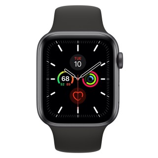 Apple Watch 5 Series 44MM | Gray Aluminum Case with Black Sport Band