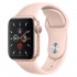 Apple Watch 5 Series 40MM | Gold Aluminum Case With Pink Sport Band
