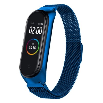 Mi Band 4 Milanese Loop Wrist Strap Stainless Steel