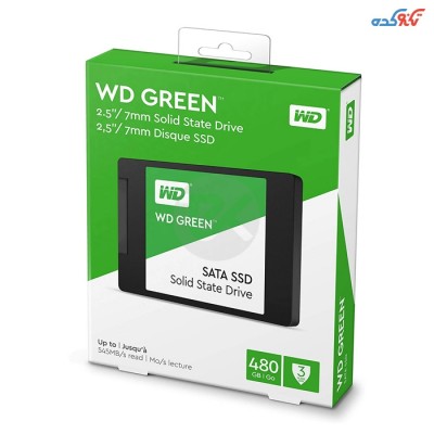 خرید و فروش اینترنتی حافظه SSD  وسترن دیجیتال مدل سبز WDS480G2G0A ظرفیت 480 گیگابایت با بهترین قیمت و ارسال رایگان به سراسر کشور