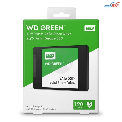 خرید و فروش اینترنتی حافظه SSD  وسترن دیجیتال مدل سبز WDS120G2G0A ظرفیت 120 گیگابایت با بهترین قیمت و ارسال رایگان به سراسر کشور