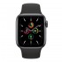 ساعت هوشمند اپل سری اس ای 40 میلیمتر، بدنه آلومینیومی مشکی همراه با بند اسپورت