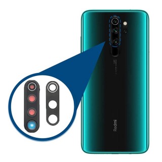 شیشه لنز با فریم دوربین گوشی موبایل Xiaomi Redmi note 8 pro