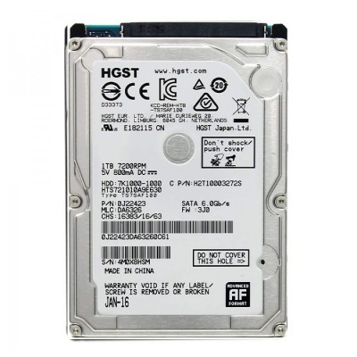 هارد دیسک لپ تاپ با ظرفیت 1 ترابایت