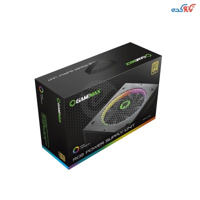 پاور فول ماژولار 1050 وات Gamemax ARGB مدل RGB1050 Rainbow 80 plus gold