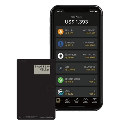 کیف پول سخت افزاری مناسب برای ارزهای دیجیتال مدل CoolWallet S