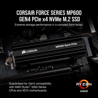 Corsair Force Series MP600 1TB Gen4 PCIe X4 NVMe M.2 Internal SSD