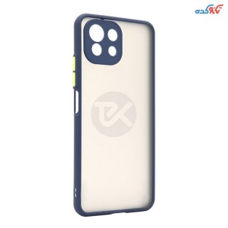 کاور power plus دور سیلیکونی پشت مات مناسب برای گوشی موبایل Mi 11 lite
