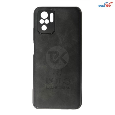 کاور پولو طرح چرم مناسب برای گوشی موبایل Redmi note 10