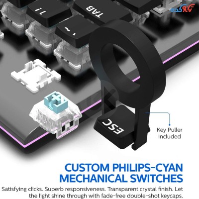 کیبرد گیمینگ مکانیکال  Philips 8624