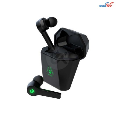 هدفون گیمینگ بلوتوث مدل  Porodo True-Wireless Gaming Earbuds PDX412