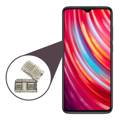 کانکتور سیمکارت مناسب برای گوشی موبایل Xiaomi Redmi note 8 Pro