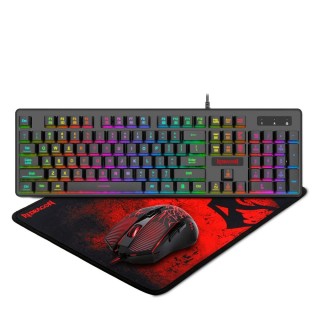 ست کیبرد،موس و موس پد گیمینگ مکانیکال Reddragon-S107