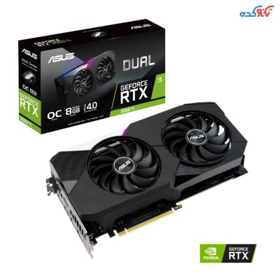 کارت گرافیک  گیمینگ دون فن ASUS GEFORCE RTX-3060TI حافظه 8 گیگابایت