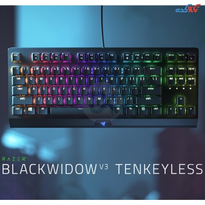 کیبرد گیمینگ مکانیکال Razer BlackWidow V3 Tenkeyless