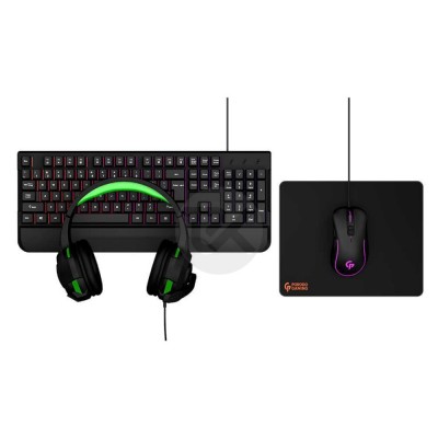 پک 4 عددی کیبورد , ماوس ,ماوس پد و هدست گیمینگ پرودو مدل PDX213