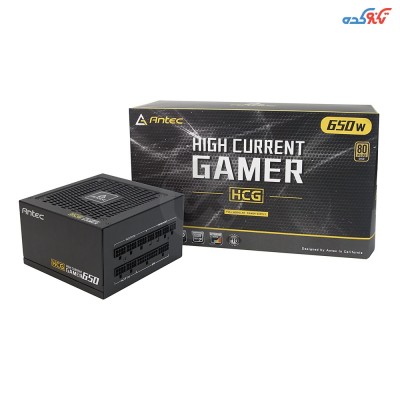 پاور فول ماژولار گیمینگ 650 وات مدل Antec HCG650 Gold
