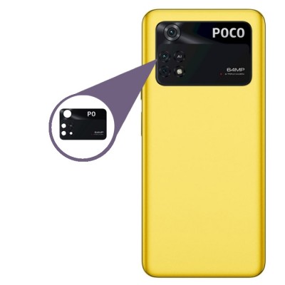 شیشه لنز دوربین گوشی موبایل Xiaomi Poco M4 Pro 4G
