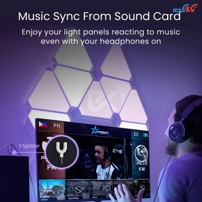 کیت هوشمند نورپردازی Lifesmart LS165A6 Cololight Triangle 6 Block