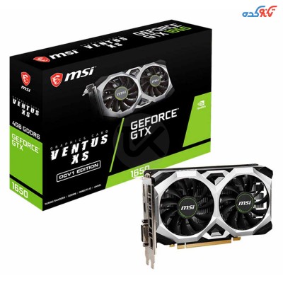 کارت گرافیک  MSI  GeForce GTX 1650 VENTUS XS OCV1 4GB