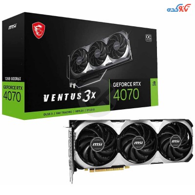 MSI Geforce RTX 4070 Ventus 3X 12GB OC GDDR6X Graphics Card