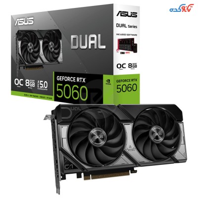 ASUS Dual GeForce RTX5060 8GB OC Edition GDDR7 Graphics Card