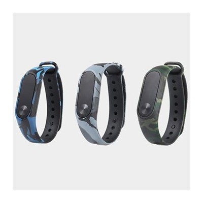 بند دستبند سلامتی هوشمند شیائومی طرح چیریکی Mi Band 2 Silicone