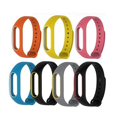 بند دو رنگ دستبند شیائومی Mi Band 2