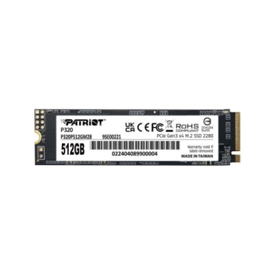 Patriot p320 512GB SSD M.2 2280 NVMe PCIe 3.0 - تصویر 1