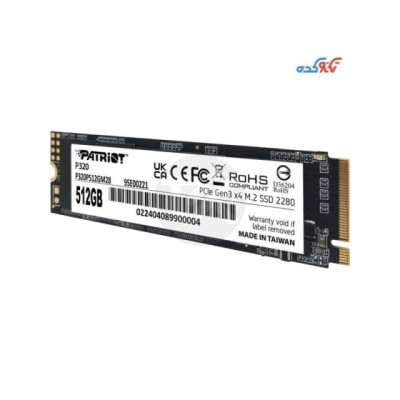 Patriot p320 512GB SSD M.2 2280 NVMe PCIe 3.0 - تصویر 2