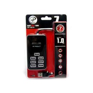 هاب 7 پورت USB 2.0 ایکس پی مدل XP-H810