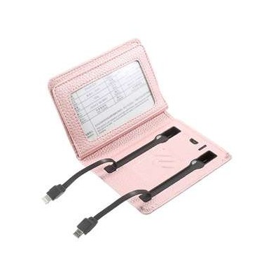 پاوربانک و کیف پول چرمی ZHUSE مدل ZS-PB-013 4000mAh
