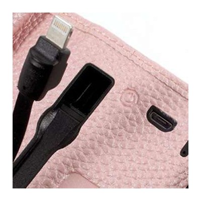 پاوربانک و کیف پول چرمی ZHUSE مدل ZS-PB-013 4000mAh