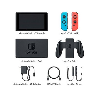 کنسول بازی نینتندو مدل Switch Neon Blue And Neon Red Joy