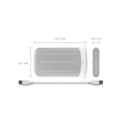 هارد دیسک اکسترنال سیلیکون پاور مدلArmor A65 ظرفیت 1 ترابایت