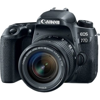 دوربین دیجیتال کانن مدل EOS 77D  همراه با لنز 55-18میلی متر IS STM