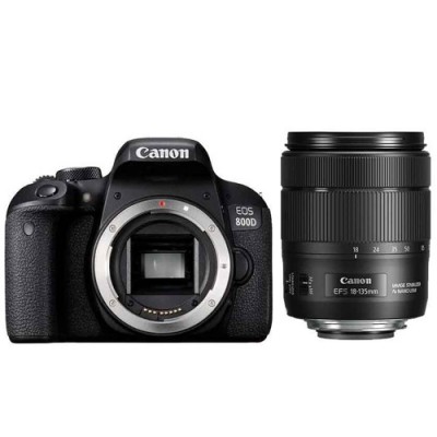 دوربین دیجیتال کانن مدل EOS 800D  همراه با لنز 135-18میلی متر IS STM
