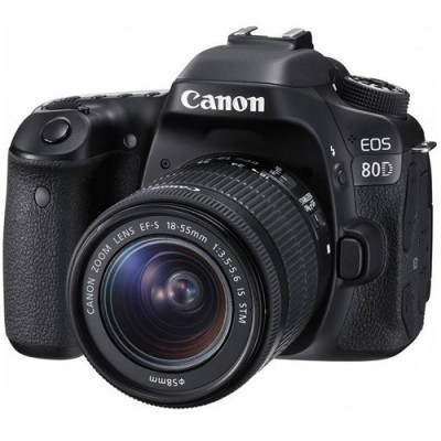 دوربین دیجیتال کانن مدل EOS 80D همراه با لنز 55-18میلی متر IS STM