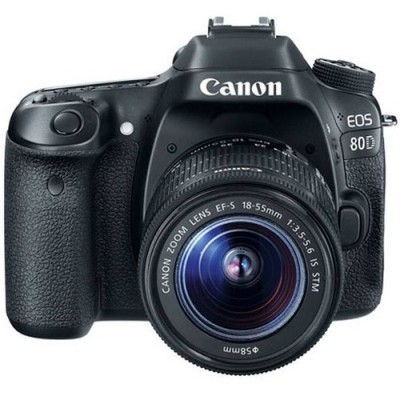 دوربین دیجیتال کانن مدل EOS 80D همراه با لنز 55-18میلی متر IS STM