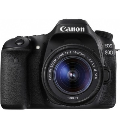 دوربین دیجیتال کانن مدل EOS 80D همراه با لنز 55-18میلی متر IS STM