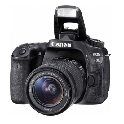 دوربین دیجیتال کانن مدل EOS 80D همراه با لنز 55-18میلی متر IS STM