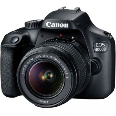 دوربین دیجیتال کانن مدل EOS 4000D همراه با لنز EF-S 18-55mm III