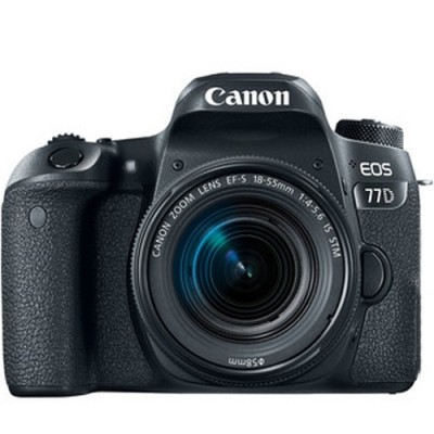 دوربین دیجیتال کانن مدل EOS 77D  همراه با لنز 55-18میلی متر IS STM