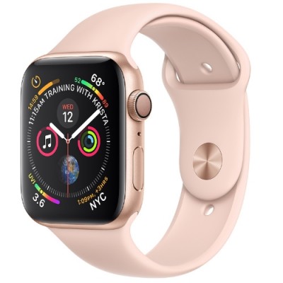 Apple Watch 4 40MM | Gold Aluminum Case with Pink Sport Band