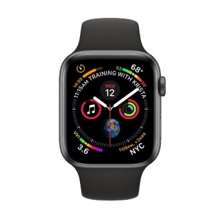 Apple Watch 4 Series | Gray Aluminum Case with Black Sport Band