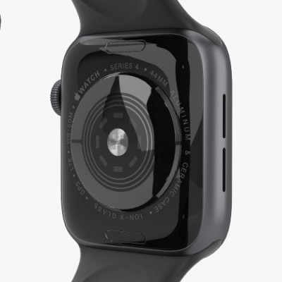 Apple Watch 4 Series | Gray Aluminum Case with Black Sport Band